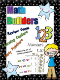 *Print and Play* Math Builders - Memory Games - Number Rec