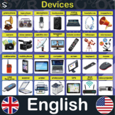 'ENGLISH' DEVICES Vocabulary Large Posters (118.9x84.1cm) 