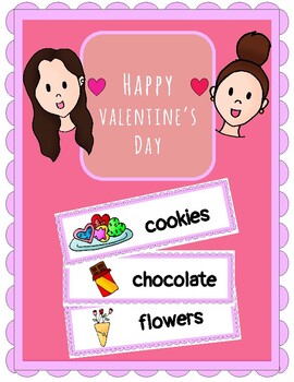 Preview of (ENGLISH) Word Wall: Happy Valentine's Day!