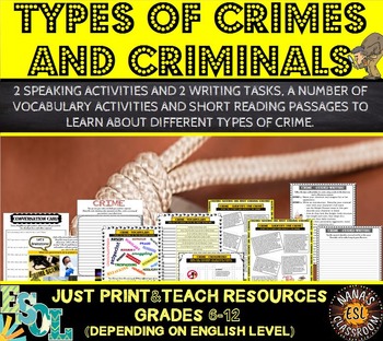 types of crime assignment