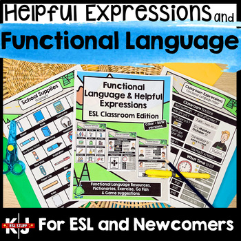 Preview of  ESL ELL Functional Language and Helpful Expressions