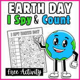 ❤️Earth Day Craft Math I Spy Color Count Earth Day Activit