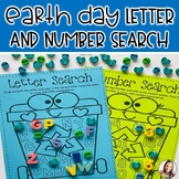 Earth Day Letter and Number Search