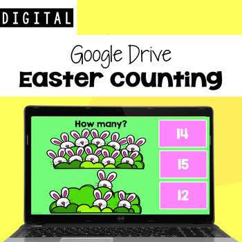 Preview of  Easter Counting to 20 Practice with Google Slides
