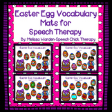 Easter Egg Vocabulary Mats for Speech Therapy