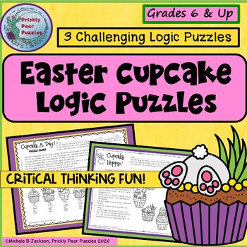 Preview of  Easter Logic Puzzles - Cupcakes