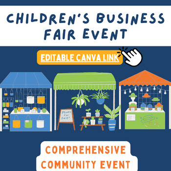 Preview of [Editable] Children's Business Fair