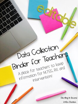 Preview of *Editable* Data Binder for Teachers