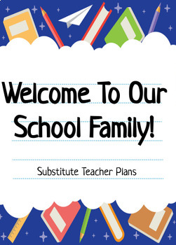 Preview of *Editable* Emergency Sub Plan Binder- Conscious Discipline Inspired-