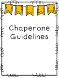 {Editable} Field Trip Chaperone Guidelines