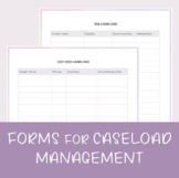 *Editable* Forms for Caseload Management 