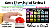 *Editable* Game Show Styled Review Game!