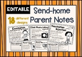 Parent Communication Note | Send-home note | Printables | 