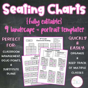 Seating Chart Elementary Classroom