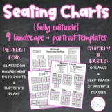 {Editable} Seating Charts Classroom Management + Organizat
