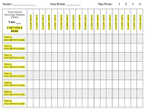 *Editable* Small Group Tracker