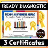  Editable iReady Certificates End of Year Awards
