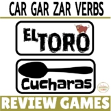 CAR GAR ZAR Preterite Verbs Review Game Pack