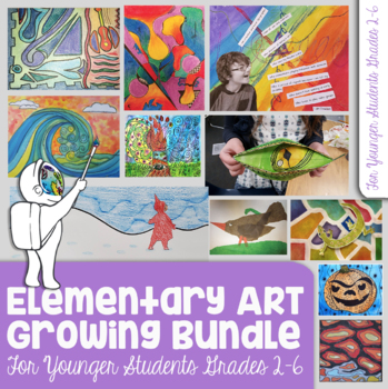 Preview of *Elementary Art Bundle - Elementary Art Lessons, Activities, Poster