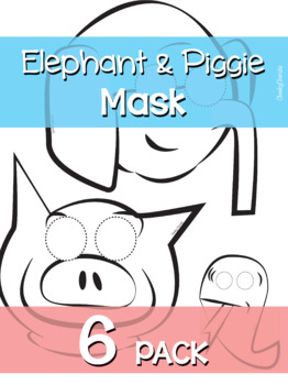 Preview of "Elephant & Piggie" Theme - Mask 6 Pack