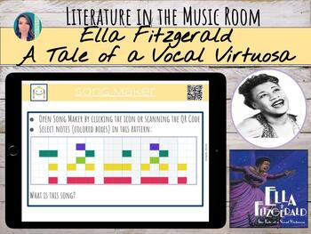 Preview of "Ella Fitzgerald The Tale of a Vocal Virtuosa" Book & Jazz Music Lesson