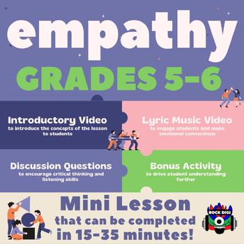 Preview of "Empathy" Mini Lesson for Grades 5-6