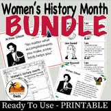Empowering Women: History Month Super Bundle - Activities,