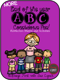 {End of the Year ABC Countdown} REFLECTION SHEETS & ACTIVI