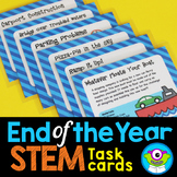 "End of the Year" Elementary STEM Activities Task Cards + SeeSaw