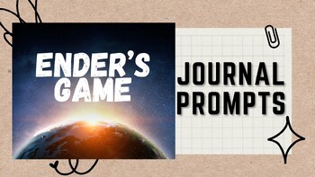 Preview of "Ender's Game" Journal Prompts