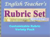 Grading & Response Rubrics EDITABLE: Ready to Use AND Reus