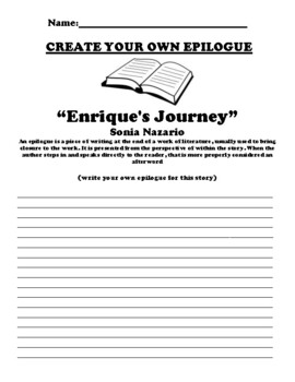 enrique's journey word count