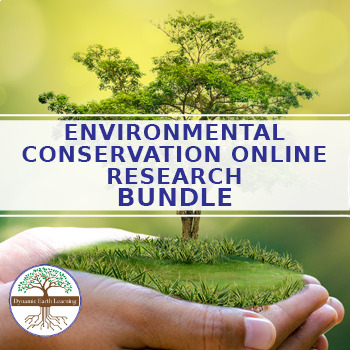 Preview of Environmental Conservation - Earth Science Worksheets BUNDLE (Google & Print)