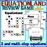 * Equationland!  2-Step and Multi-Step Equations Review Ga