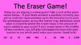 "Eraser Game" Academic Review Game