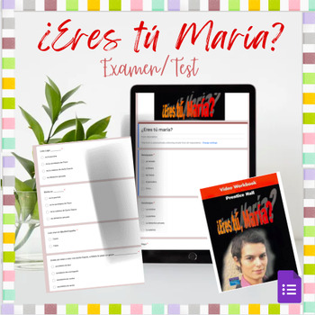 Preview of ¿Eres tú, María? examen/ Test Episode 5