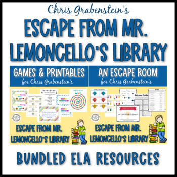 Preview of Escape From Mr. Lemoncello's Library - Novel Resources