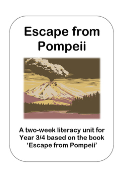 Preview of 'Escape from Pompeii' Literacy Planning Pack
