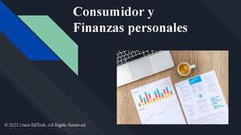 Preview of (Español) Consumer and Personal Finance Google Slides