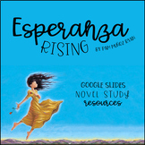 "Esperanza Rising" Google Slides Novel Study Resources