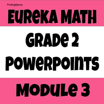 Preview of (Eureka Aid) Math Grade 2 Google Slides Module 3