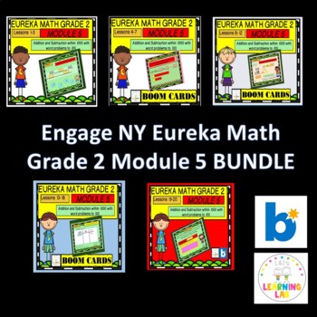 Preview of  Eureka Math Grade 2 Module 5 BUNDLE BOOM