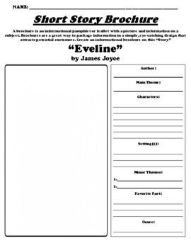 eveline short story character analysis