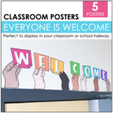 "Everyone is Welcome" Classroom Posters