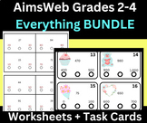 'Everything AimsWeb' Grades 2-4 RTI Bundle! Worksheets, Ta