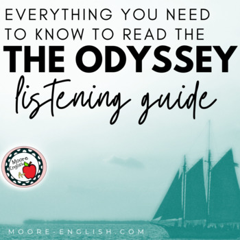Preview of "Everything you need to know to read Homer's Odyssey" Ted-ed Listening Guide