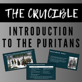 | FICTION STUDY | The Crucible: Intro to The Puritans & Th