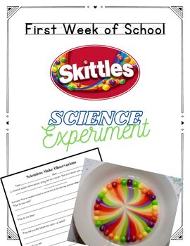 Preview of *FIRST WEEK OF SCHOOL* Science Experiment and Lab Report