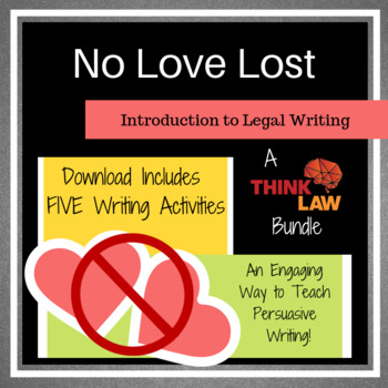 Preview of *FIVE* Valentine's Day Persuasive Writing Lessons Based on Real-Life Legal Cases