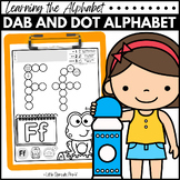 Alphabet Worksheets | Dab and Dot Fine Motor Alphabet Activity